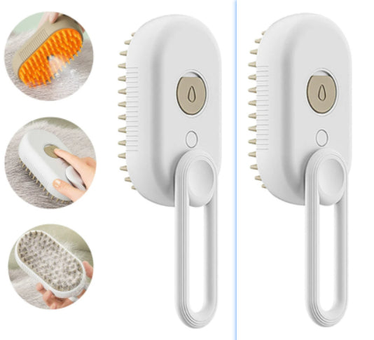 Steam Groom™ 3-in-1 Pet Grooming Brush