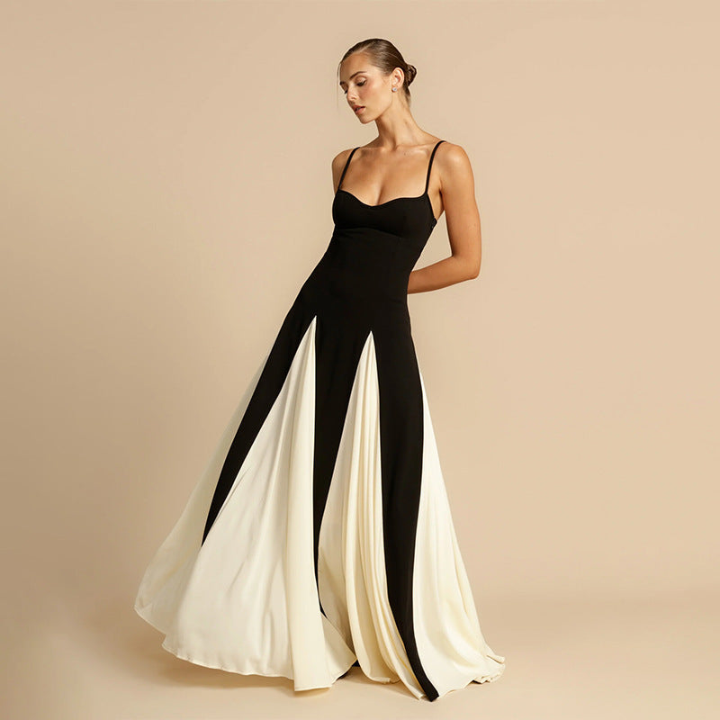 Women's Modern Two-Tone Cami Dress