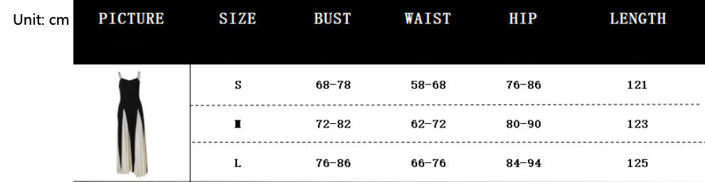 Women's Modern Two-Tone Cami Dress