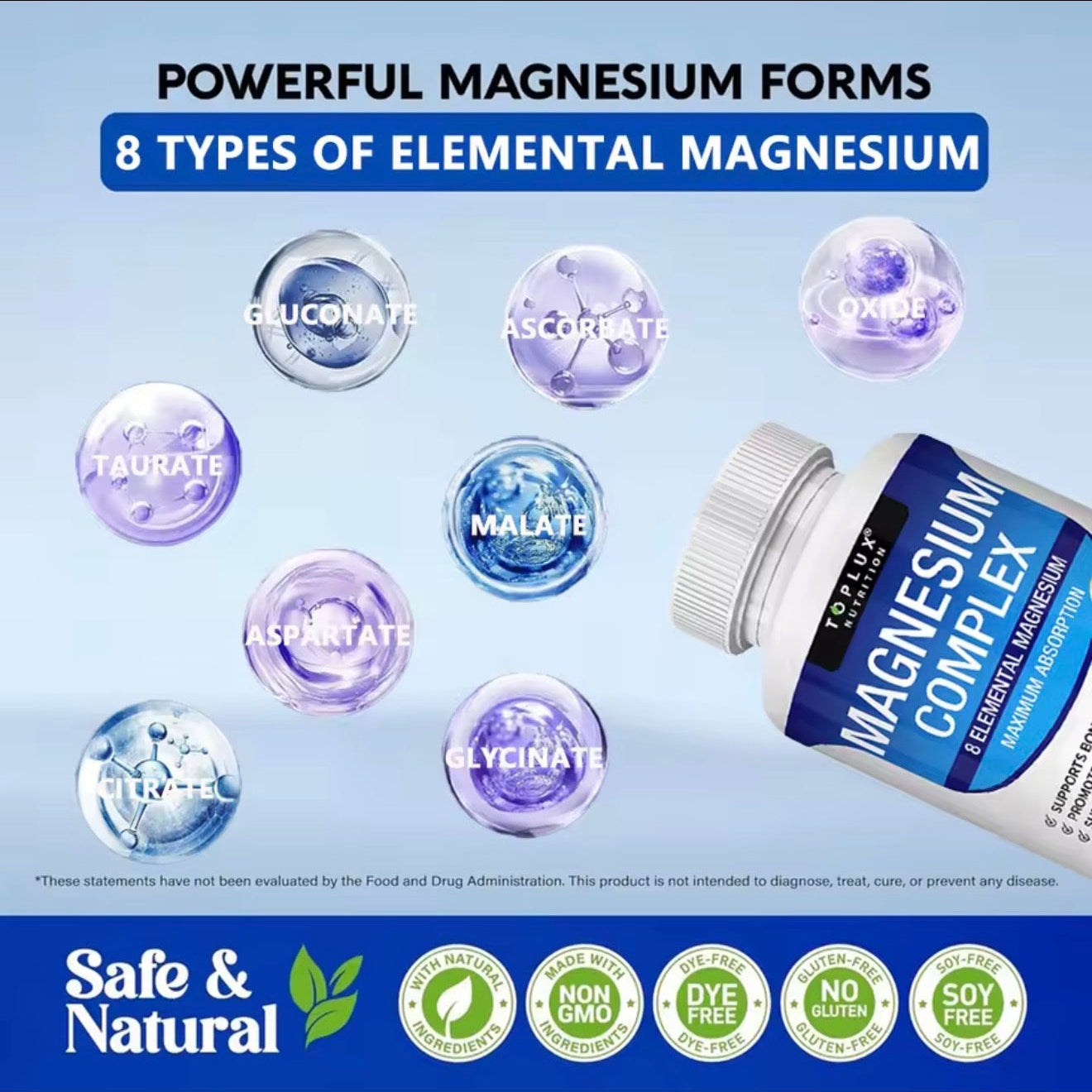 Magnesium Complex - 8 Forms of Elemental Magnesium