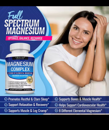 Magnesium Complex - 8 Forms of Elemental Magnesium
