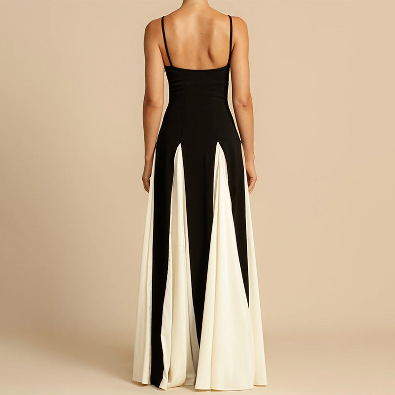 Women's Modern Two-Tone Cami Dress