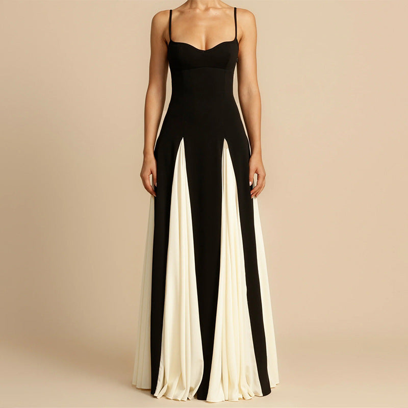 Women's Modern Two-Tone Cami Dress